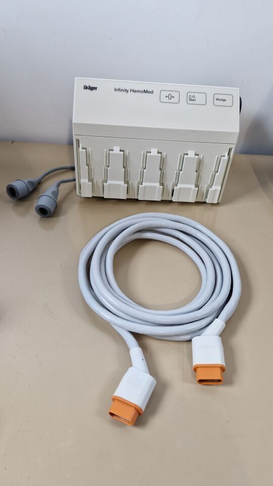 DRAGER SIEMENS Infinity HemoMed Pod Cardiac Output Module with 4 invasive pressures P/N 5588822