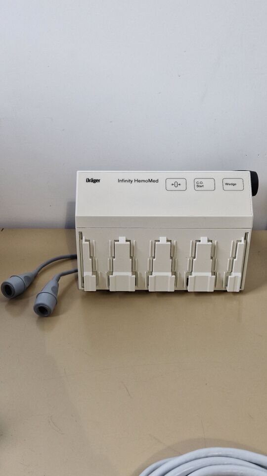 DRAGER SIEMENS Infinity HemoMed Pod Cardiac Output Module with 4 invasive pressures P/N 5588822