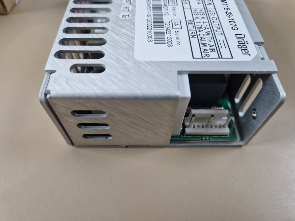 Drager 8604607 power supply connector side view
