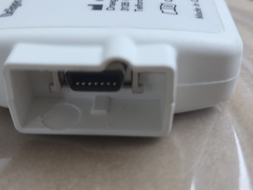 Dräger Infinity MCable Nellcor OxiMax MS20668 connector detail