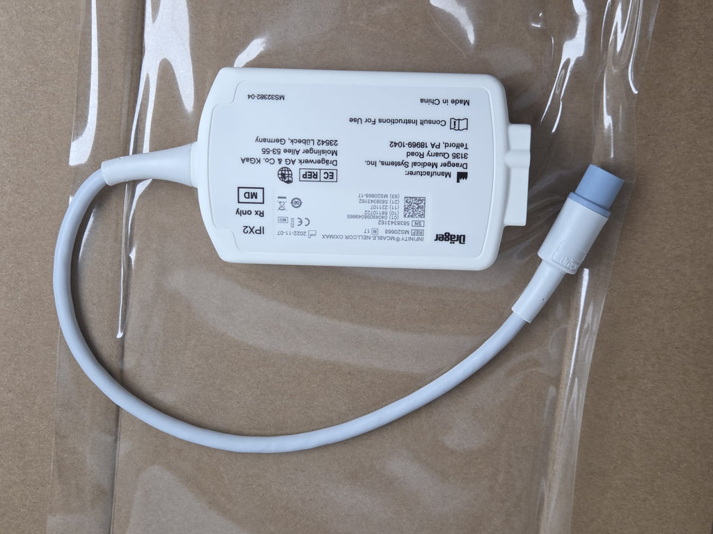Dräger MS20668 Nellcor OxiMax identification label detail