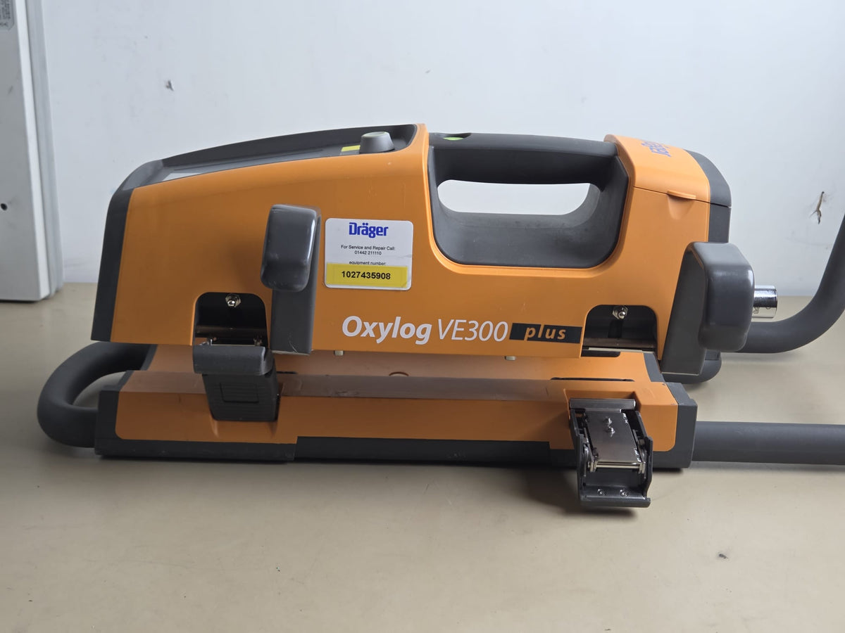 DRAEGER Drager VE300 PLUS Portable Transport Ventilator with CO2 sensor + hose + charger Transport Ventilator