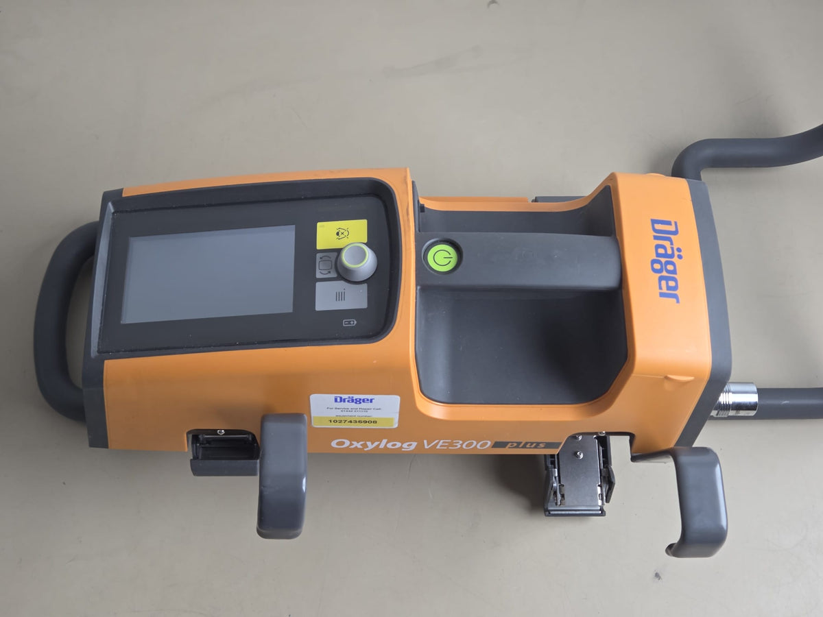 DRAEGER Drager VE300 PLUS Portable Transport Ventilator with CO2 sensor + hose + charger Transport Ventilator