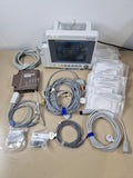 EDAN iM50 patient monitor complete set with CO2 module ECG SpO2 NIBP temperature IBP accessories