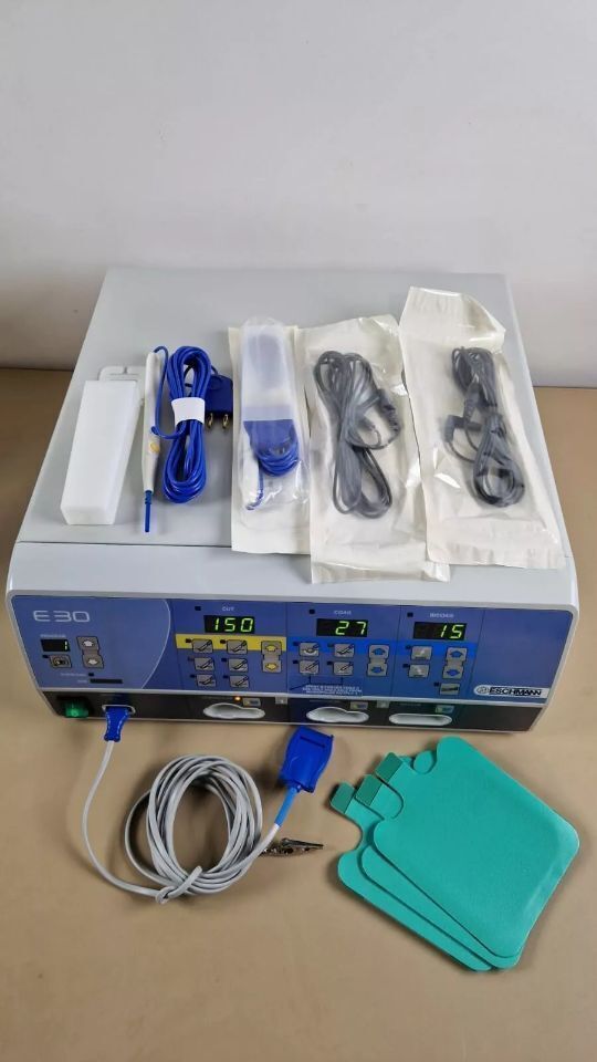 Eschmann E30 electrosurgical generator with handpiece and footswitch