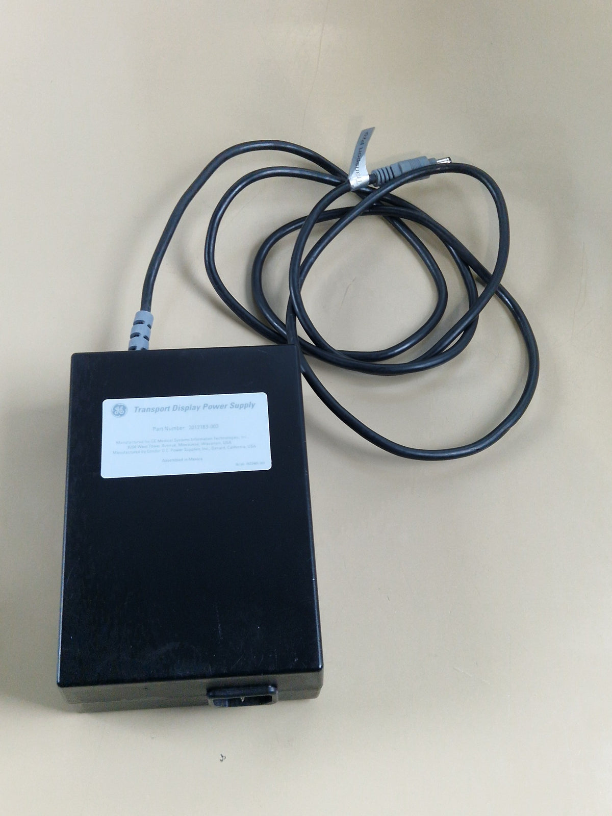 GE Transport Display Power Supply for Transport Pro patient monitor