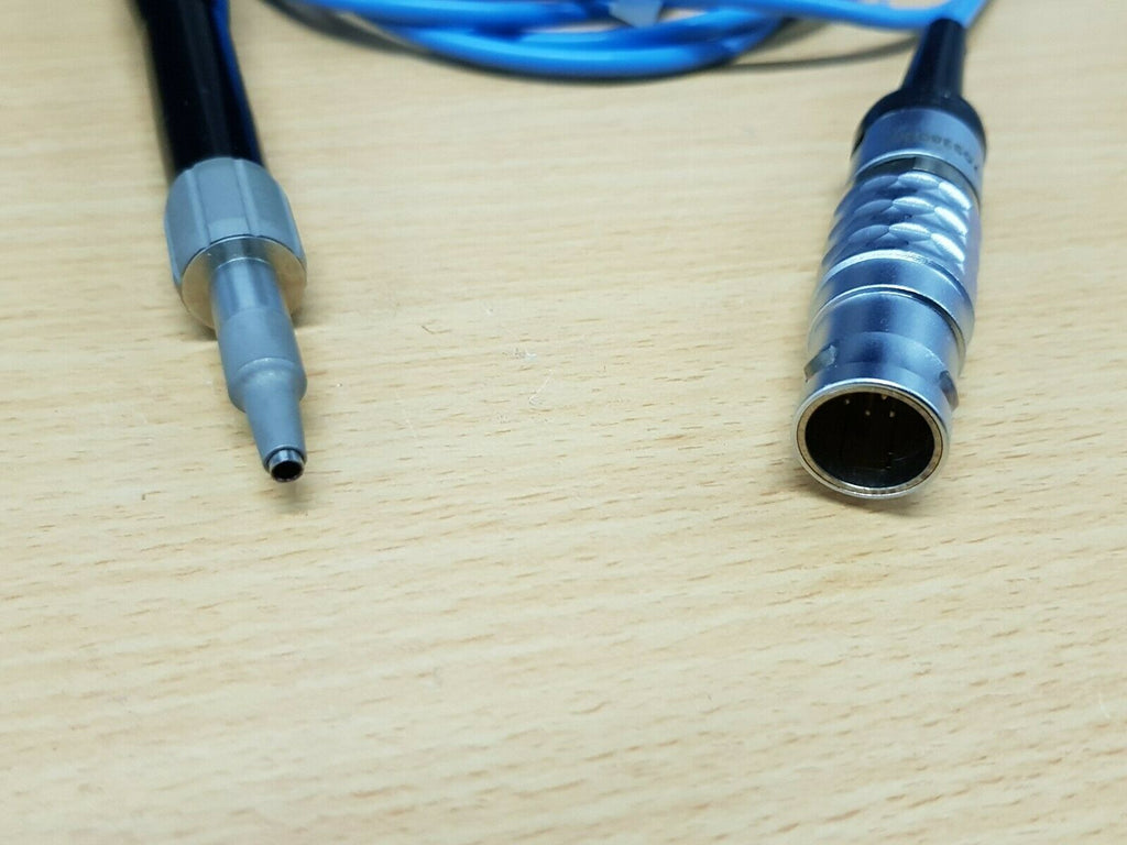Gyrus ACMI Viper handpiece nose and connector viewed from the front