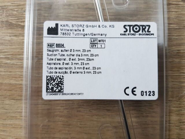 Karl Storz Surgical aspirator Suction Tube ref: 8604