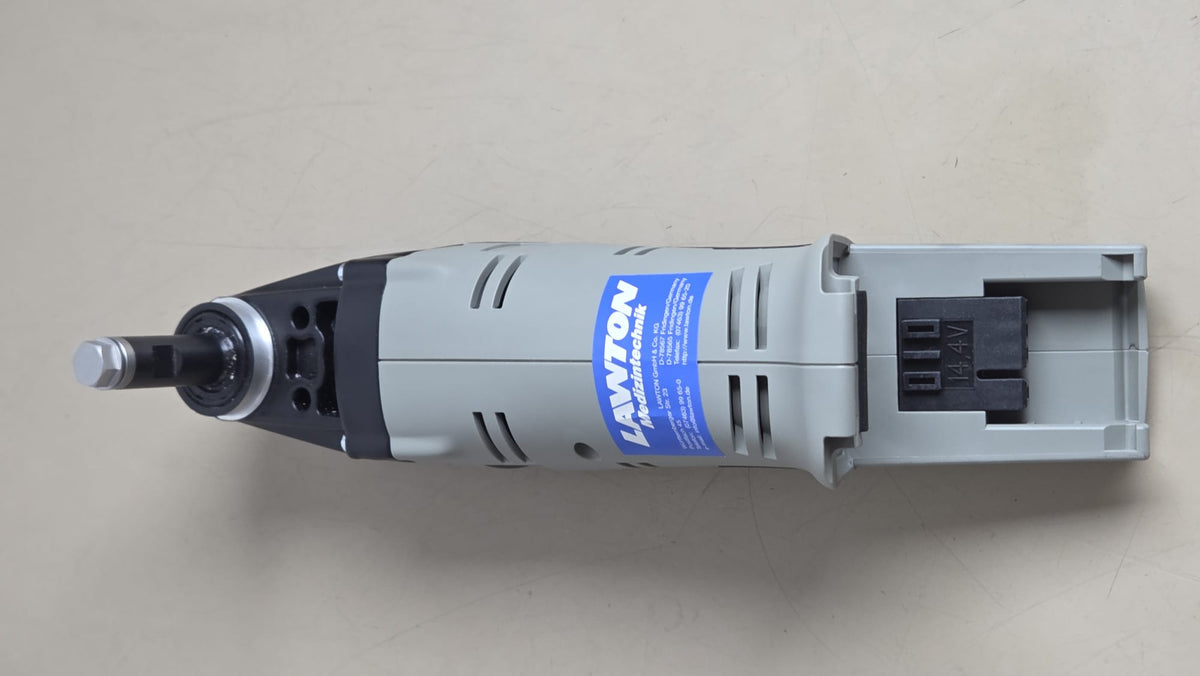 Lawton cordless cast saw — supplied item detail