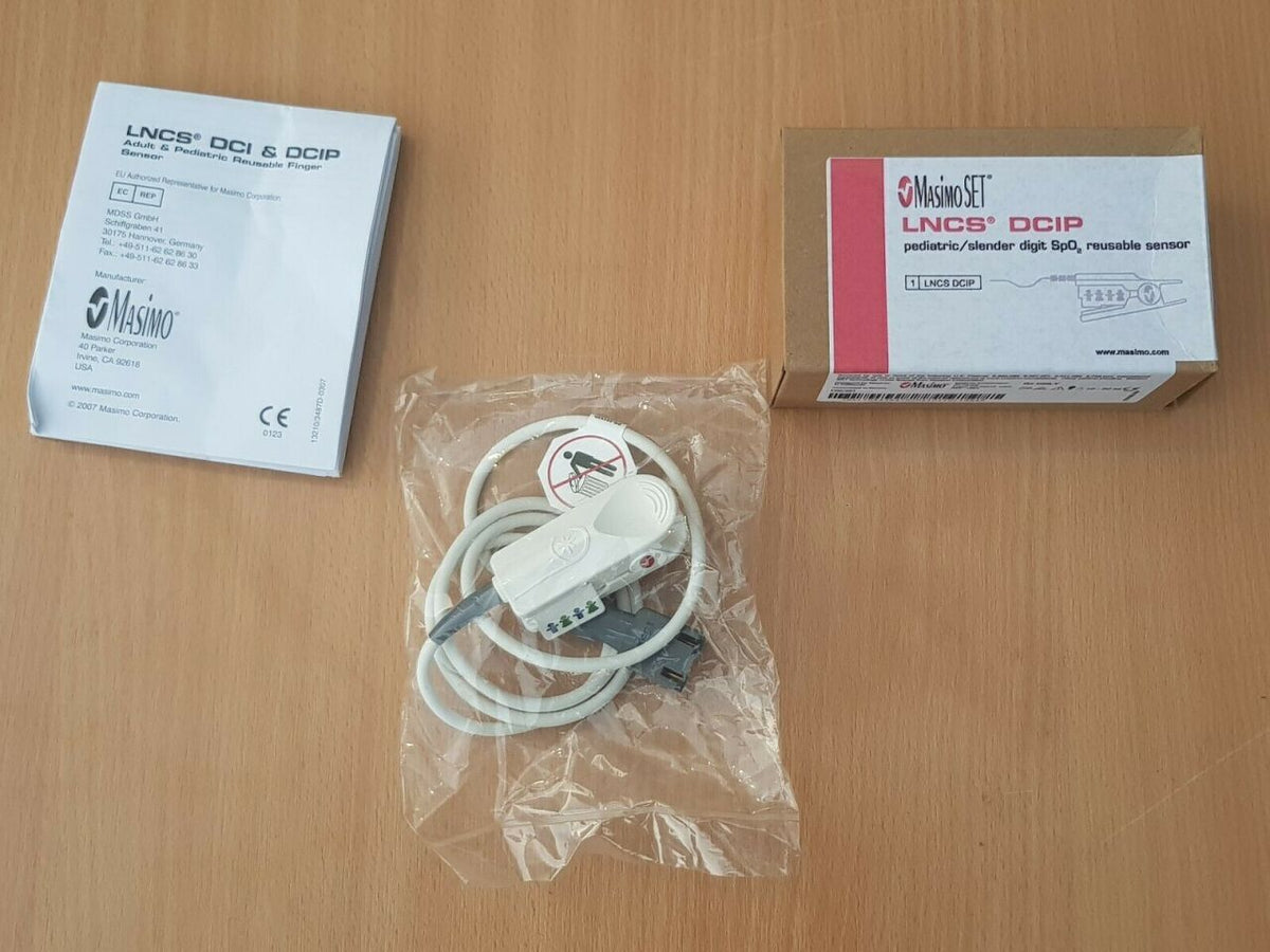 Masimo SET LNCS DCIP reusable SpO2 sensor 9-pin connector