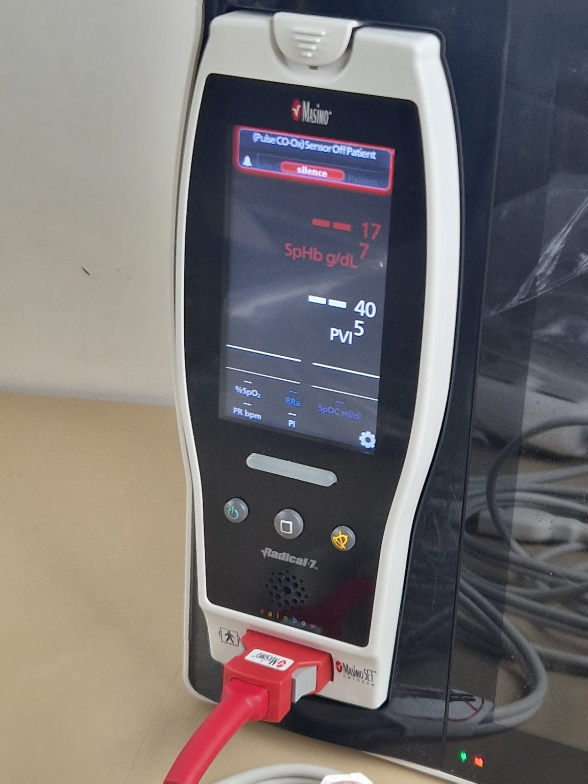 Masimo Root RDS-7 with Radical-7 rainbow SET and reusable sensor accessories