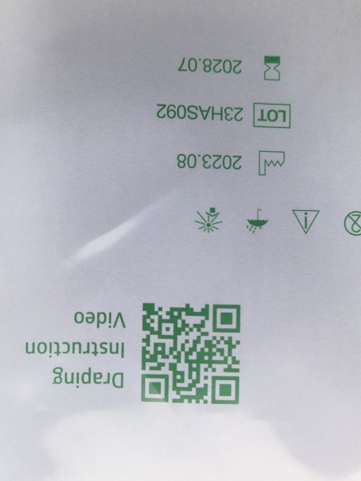Medline ES29081CE lot 23HAS092 manufacture August 2023 expiry July 2028