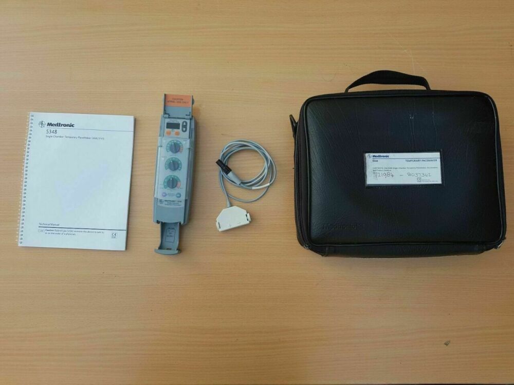 Medtronic Model 5348 single channel temporary pacemaker