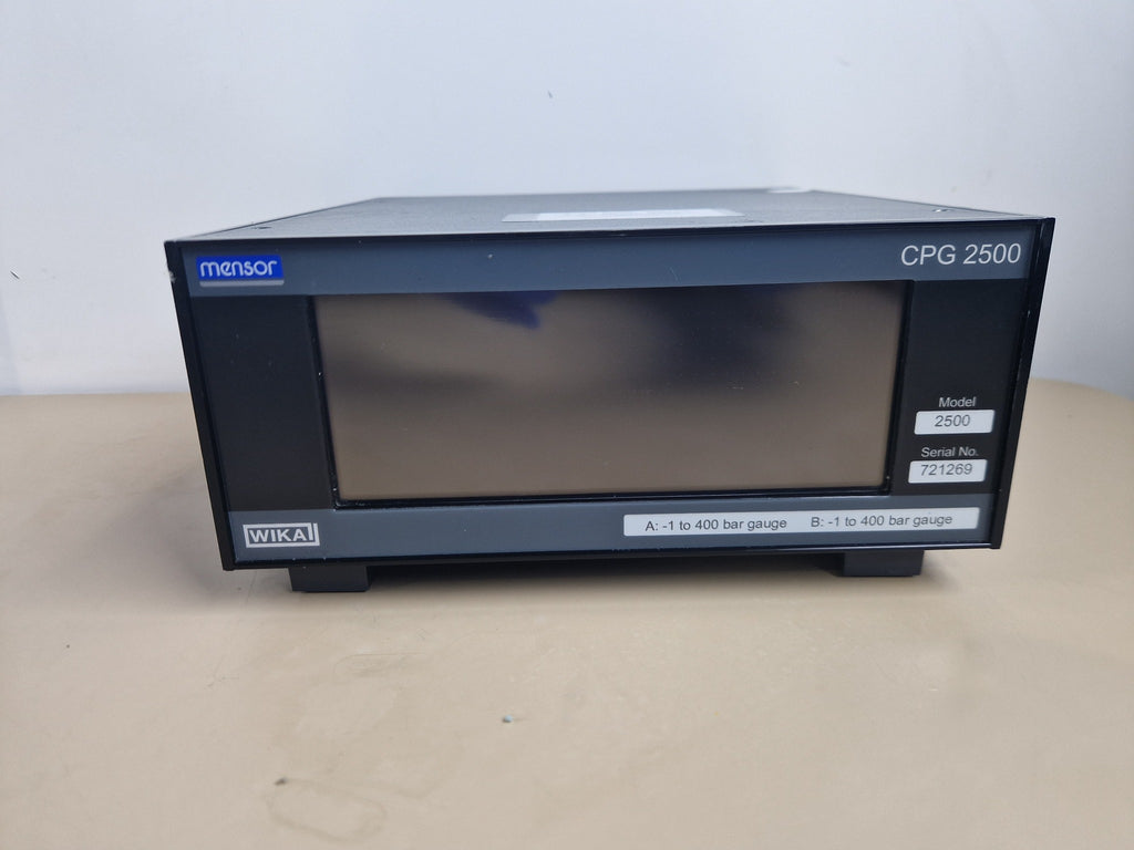 Mensor WIKA CPG2500 dual channel precision pressure indicator front view