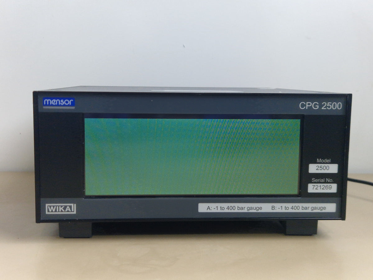Mensor WIKA CPG2500 precision pressure indicator powered display front view