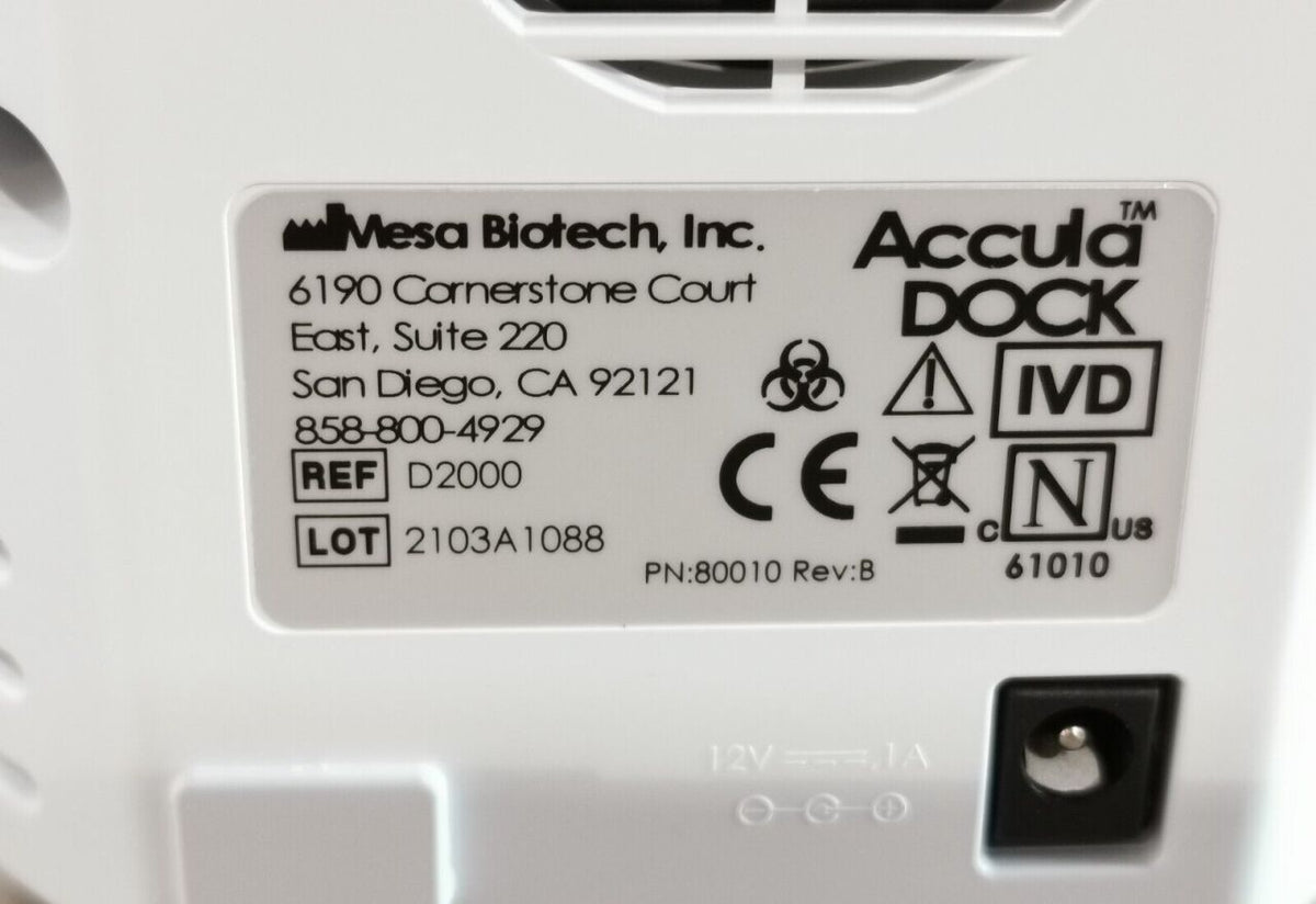 MESA BIOTECH Accula Dock Test System for vitro covid testing diagnostics