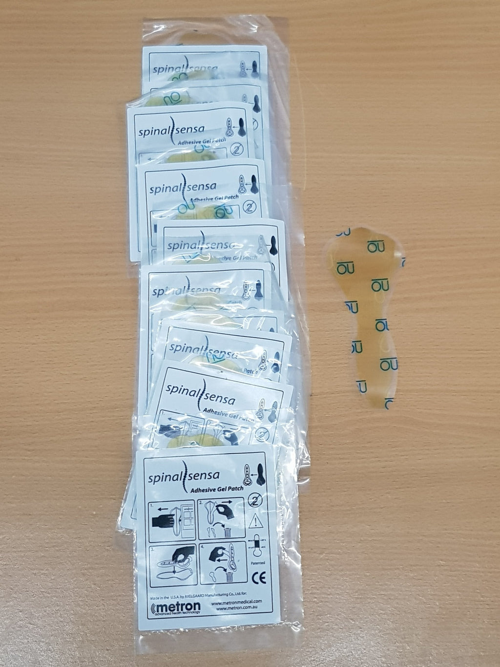 Metron Spinal Sensa adhesive gel patches