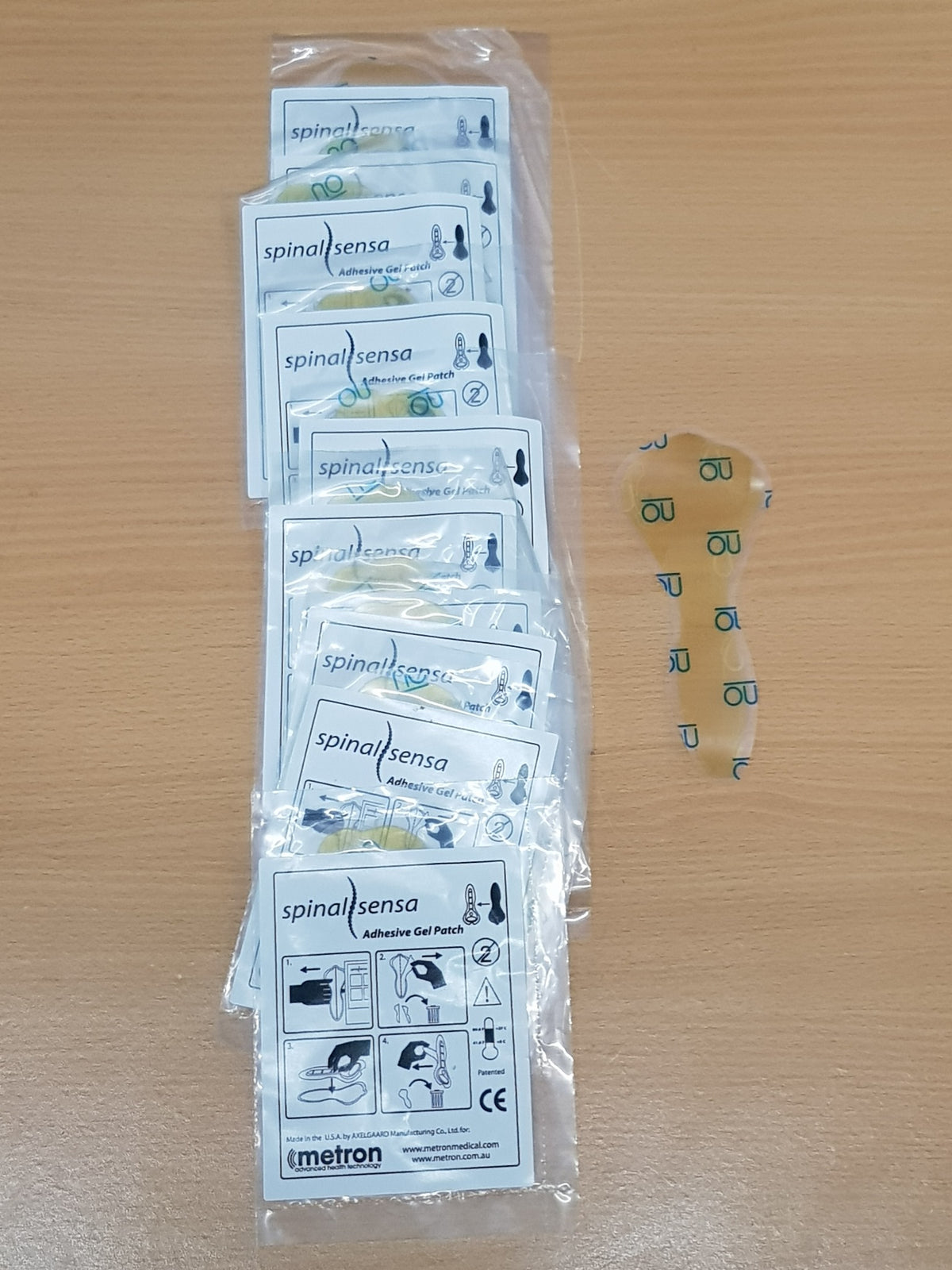 Metron Spinal Sensa adhesive gel patches