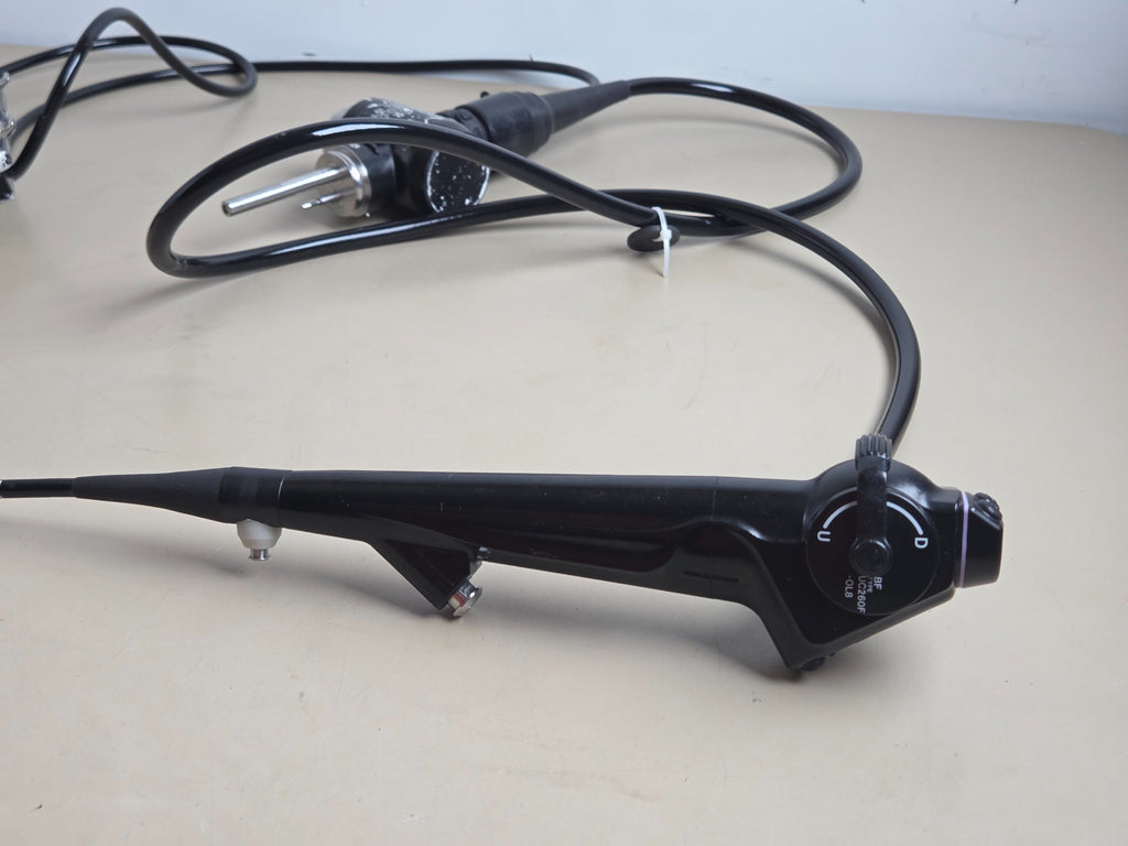 Olympus BF-UC260F-OL8 endobronchial ultrasound bronchoscope side view