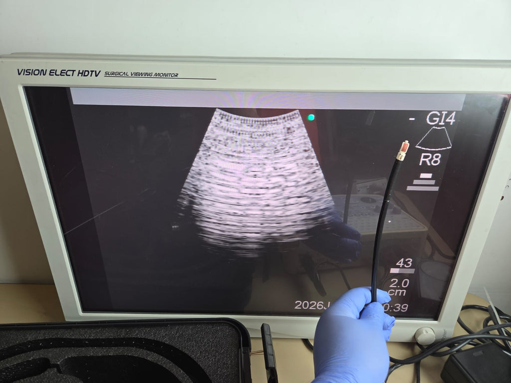 Olympus BF-UC260F-OL8 bronchoscope ultrasound testing image