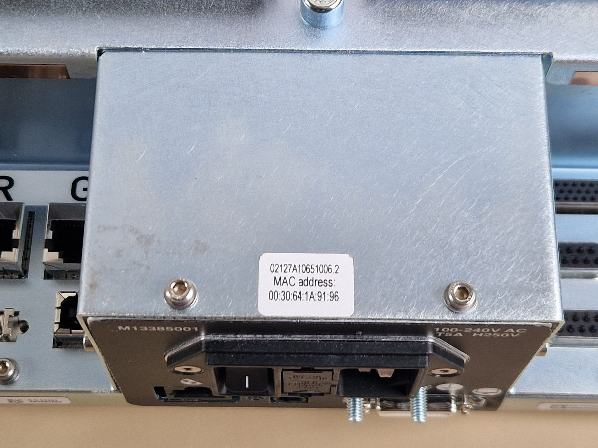 Optos Monaco P200TE internal computer module and MAC address label