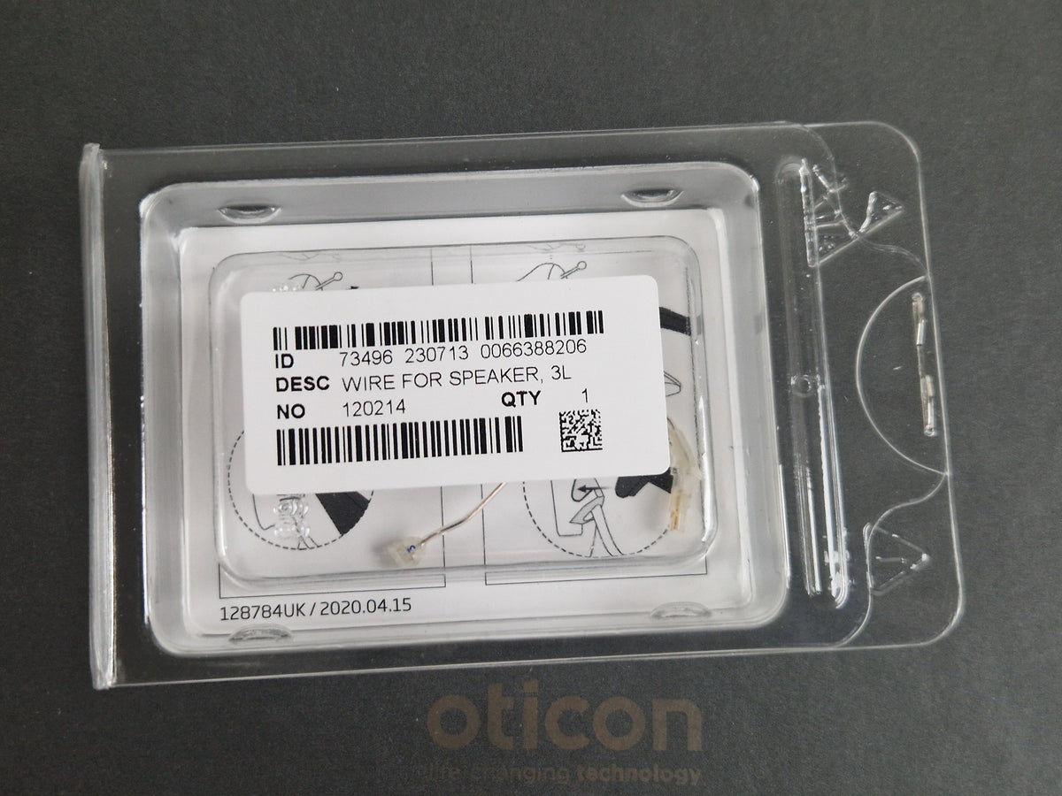 Oticon wire for speaker 3L part 120214