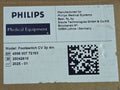 Original Philips packaging label for Footswitch CV 3p 4m, part 459800772193, serial 25042615