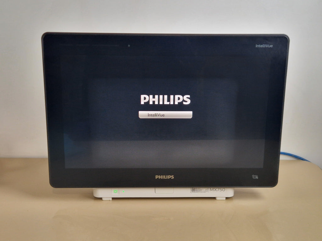 Philips IntelliVue MX750 powered on display view