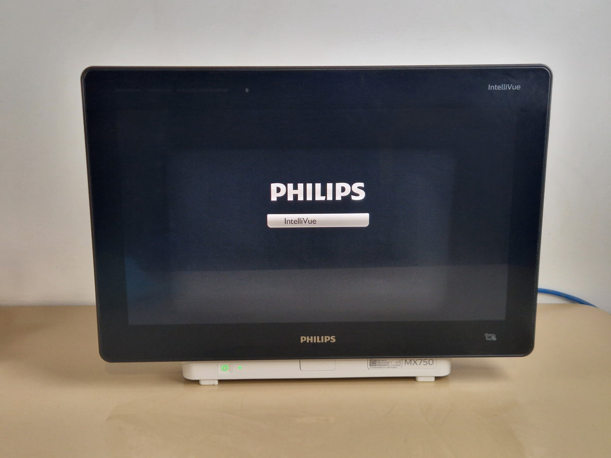 Philips IntelliVue MX750 powered on front view