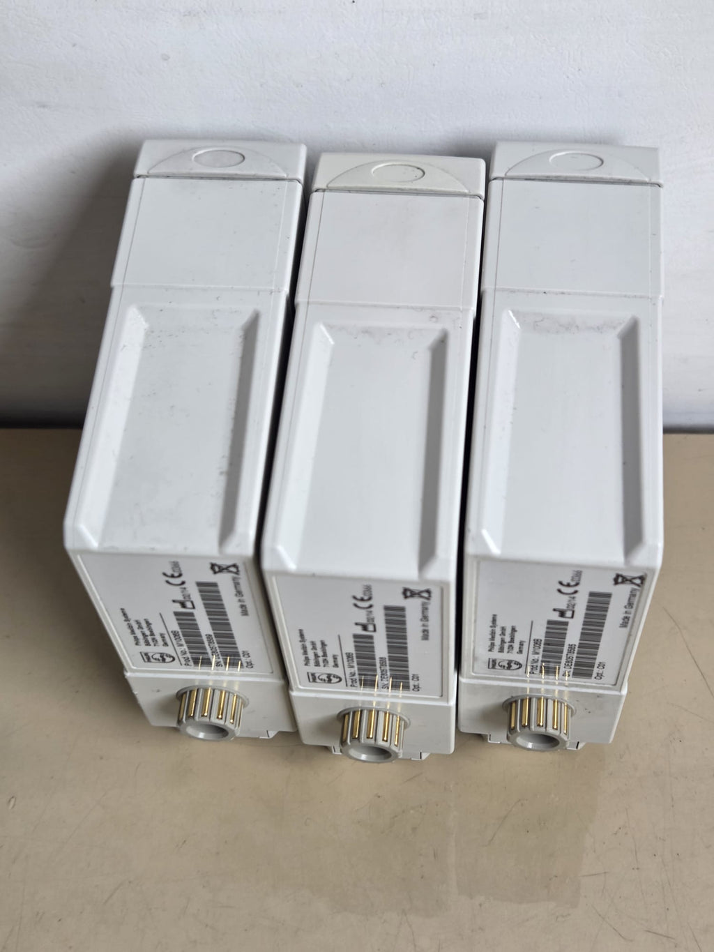 Three Philips M1006B C01 pressure modules top view