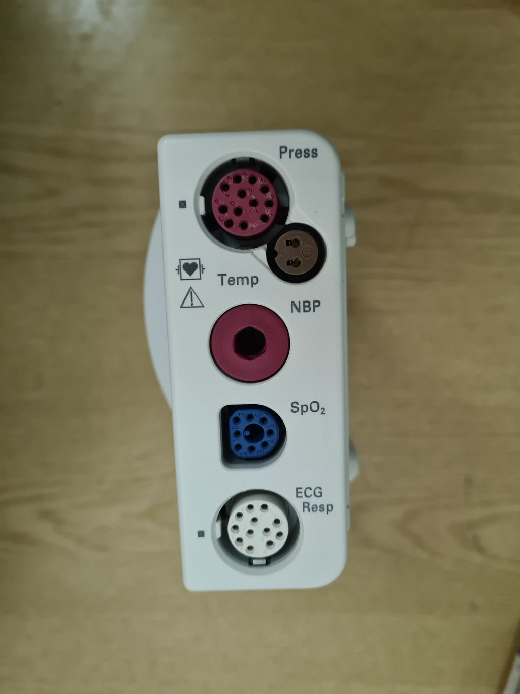 Philips M3001A front connectors for ECG Resp SpO2 NBP Press and Temp
