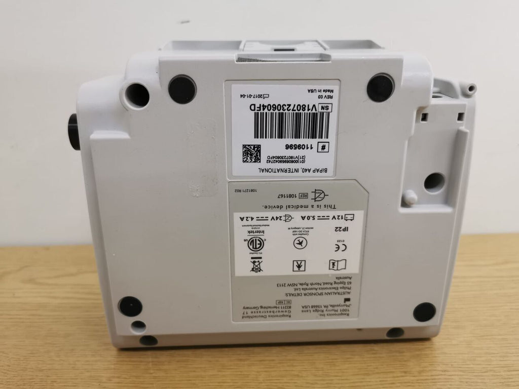 Philips Respironics BiPAP A40 ventilator with power adapter