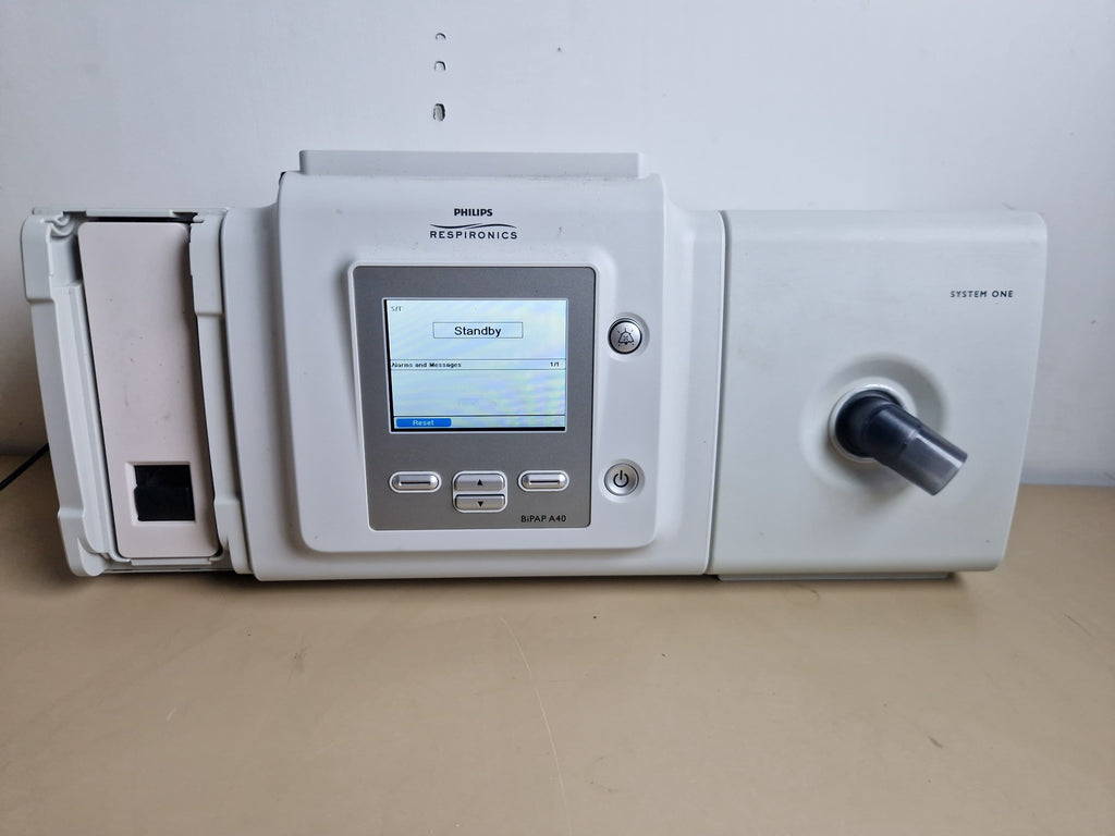 Philips Respironics BiPAP A40 powered on in standby
