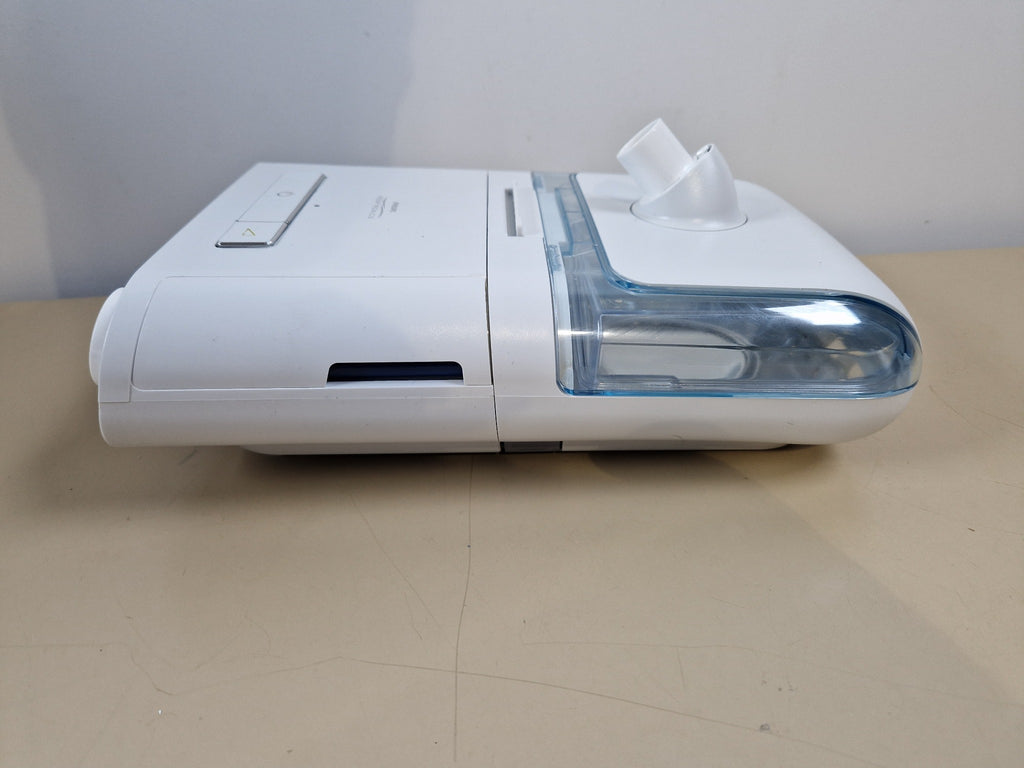 Philips Respironics DreamStation CPAP Pro side view with humidifier