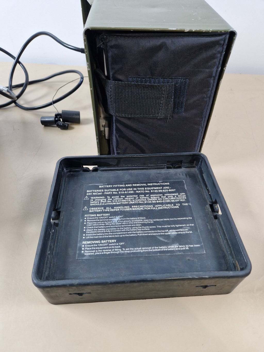 Pneupac compPAC 200 battery compartment and fitting instructions