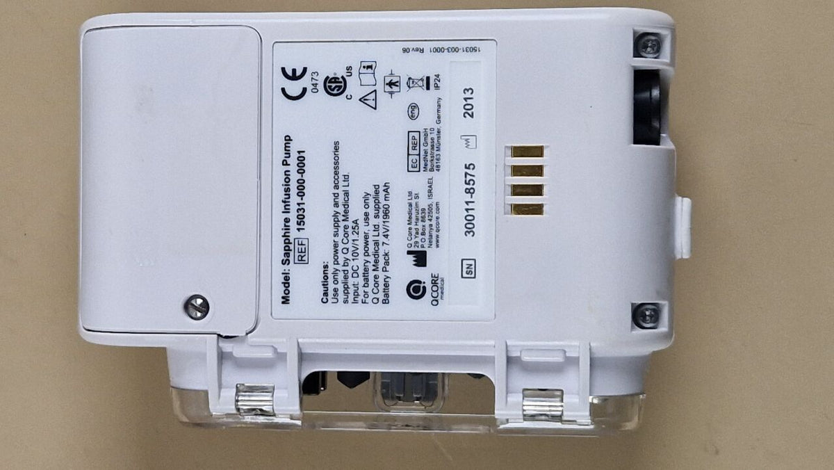 Q Core Medical Sapphire multi therapy infusion pump with patient controller