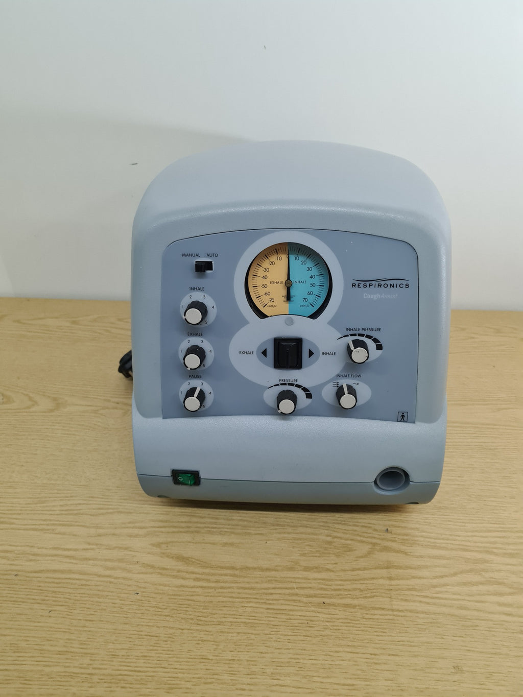 Respironics CoughAssist CA-3200 automatic mechanical insufflator-exsufflator front view