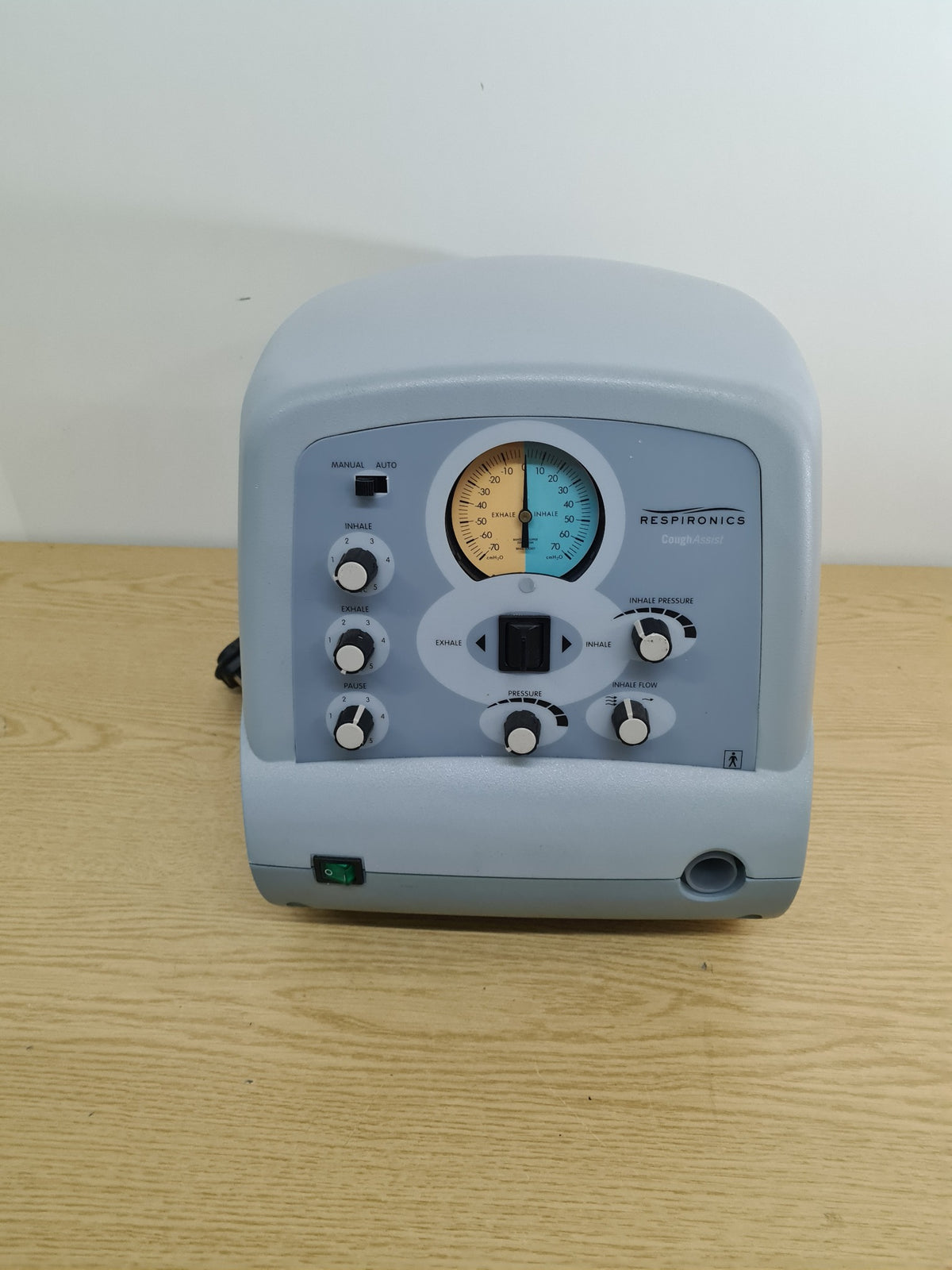 Respironics CoughAssist CA-3200 automatic mechanical insufflator-exsufflator front view