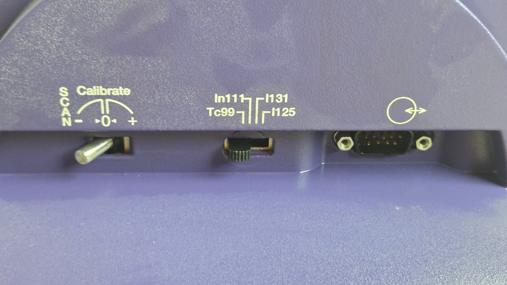 RMD Navigator GPS rear controls and data port close-up