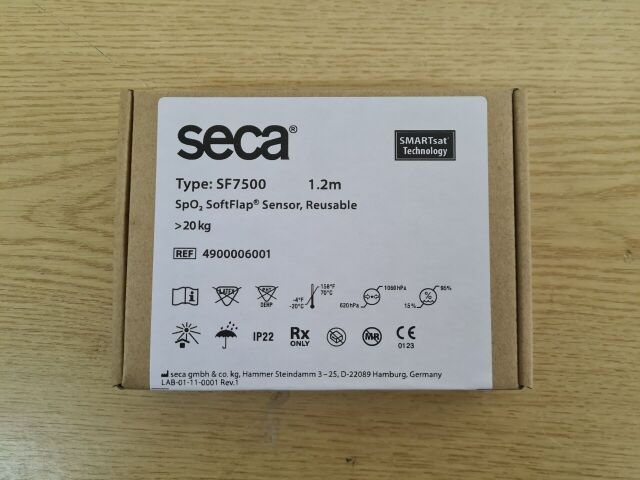 SECA SF7500 seca Spo2 softflap reusable sensor over 20Kg