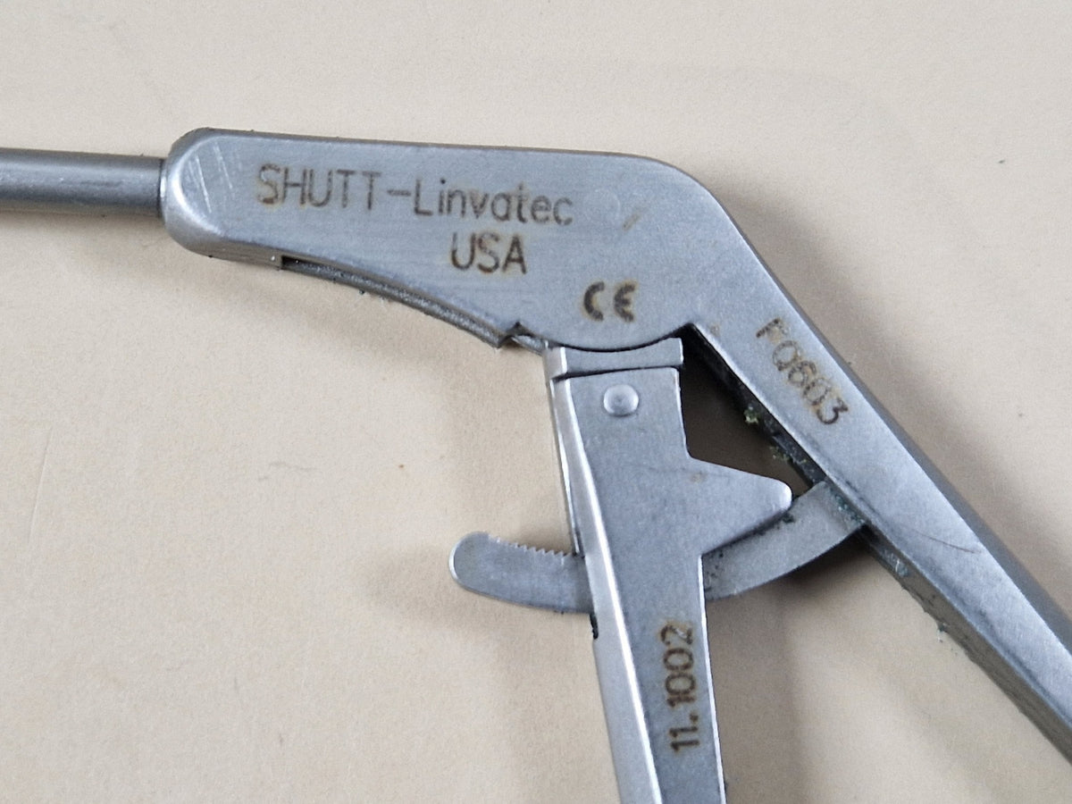 SHUTT Linvatec USA arthroscopy forceps close-up showing 11.6002 and F0683 markings