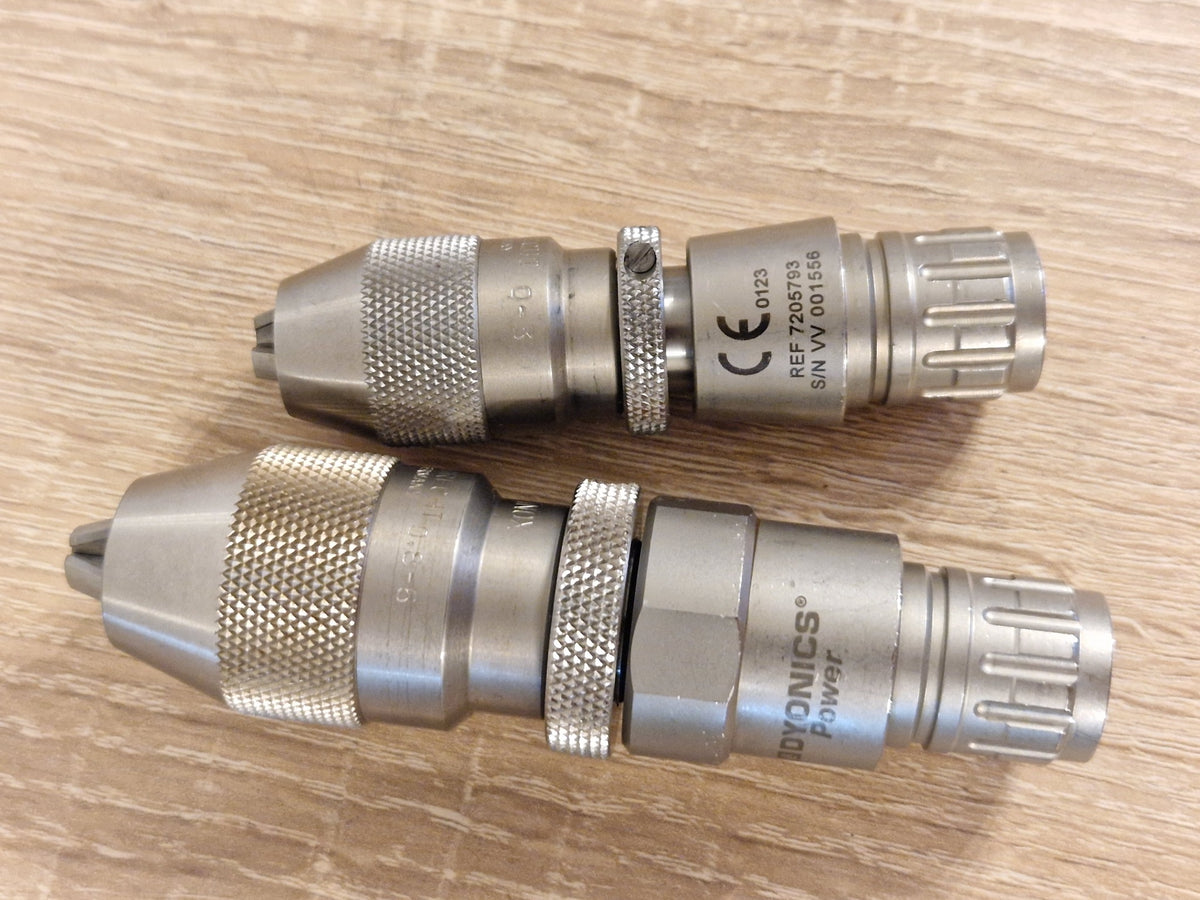 DYONICS POWER drill chucks REF 7205793 and 7205795