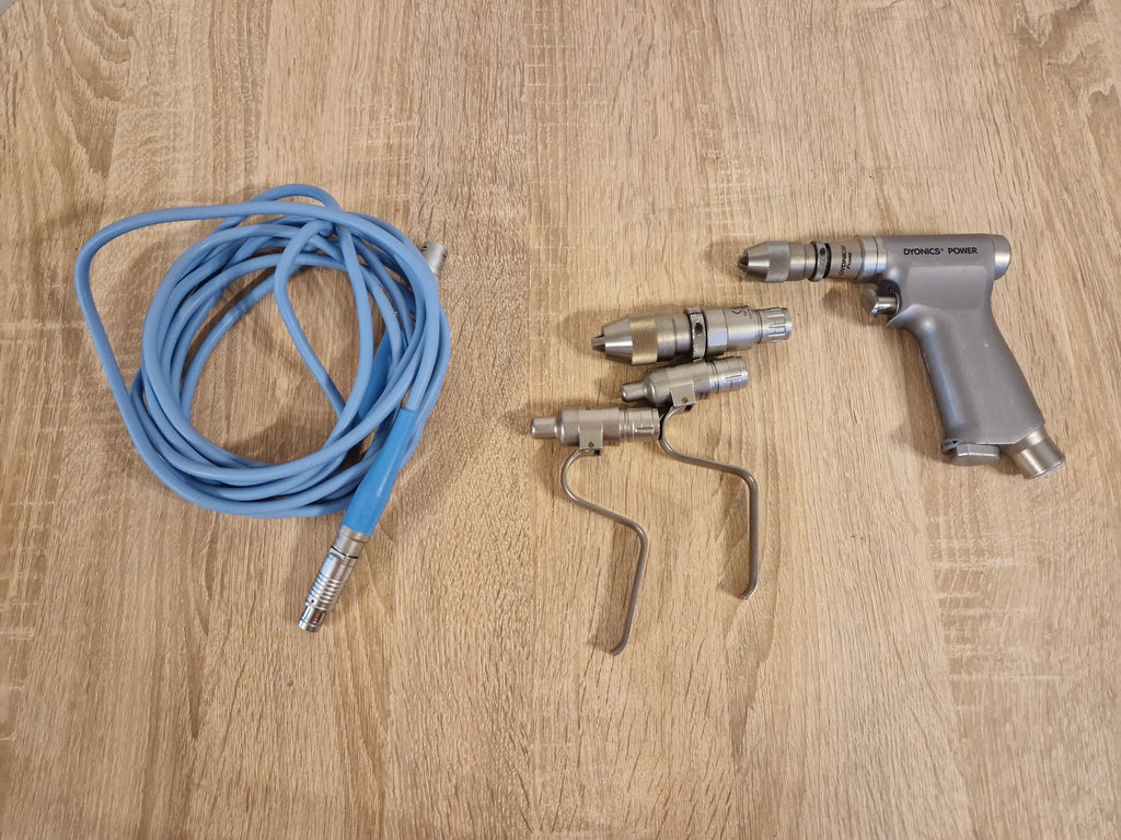 Smith & Nephew DYONICS POWER arthroscopy drill handpiece set with cable and attachments