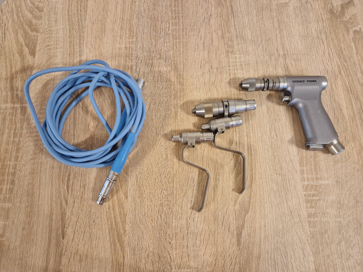 Smith & Nephew DYONICS POWER arthroscopy drill handpiece set with cable and attachments