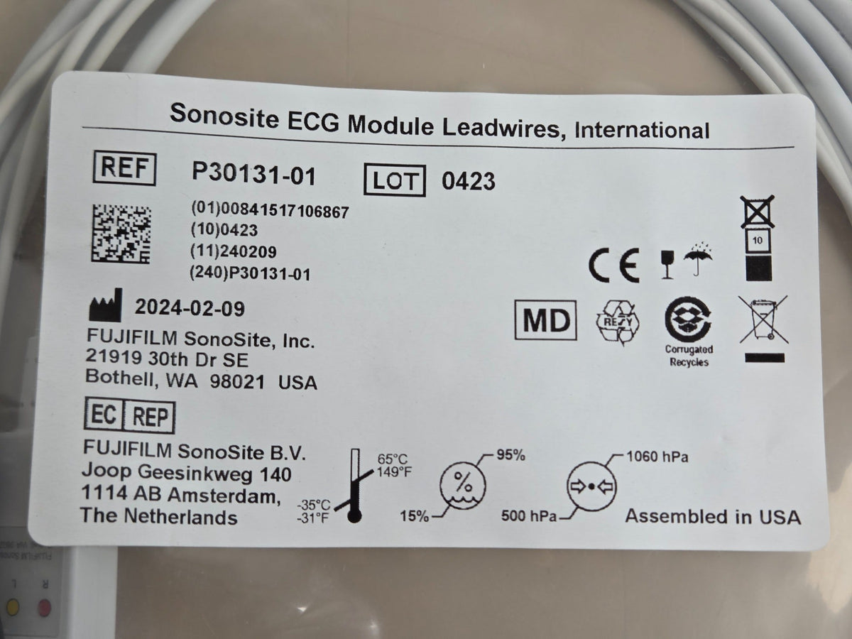 FUJIFILM SonoSite P30131-01 ECG cable set – actual item