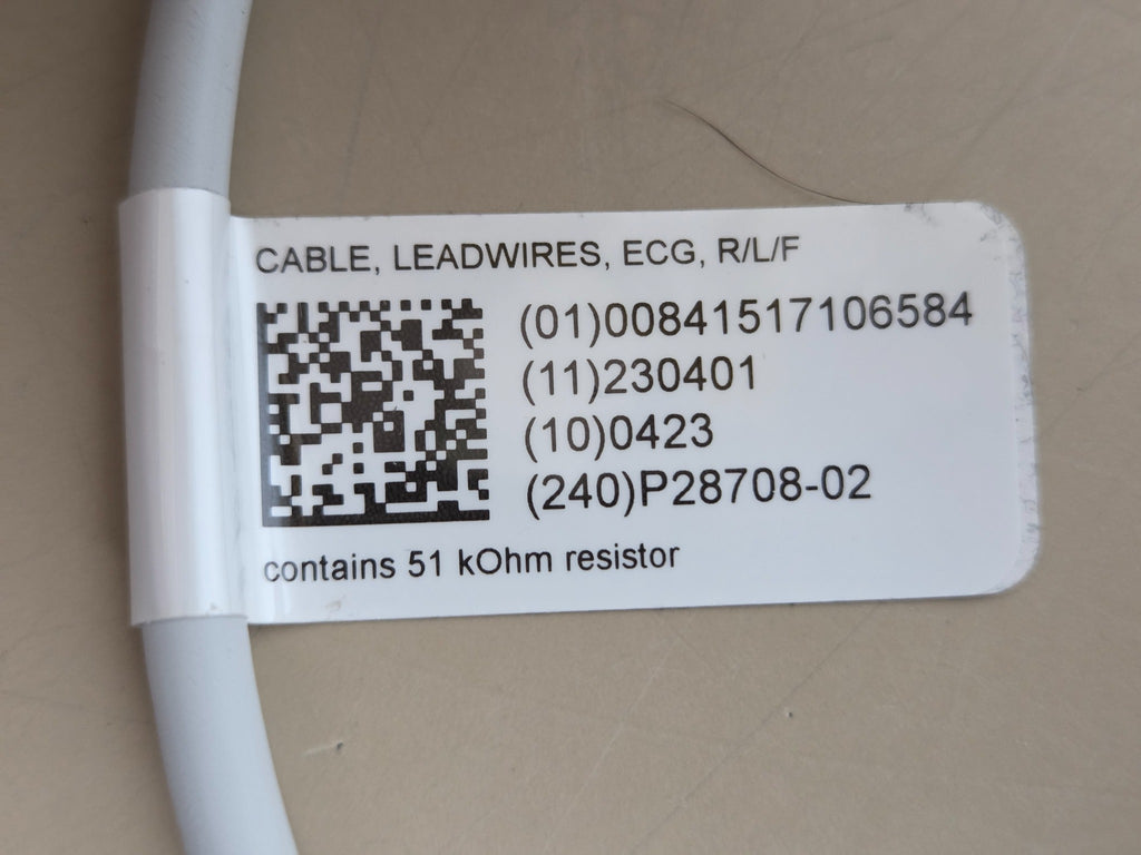 FUJIFILM SonoSite P30131-01 ECG cable set – actual item