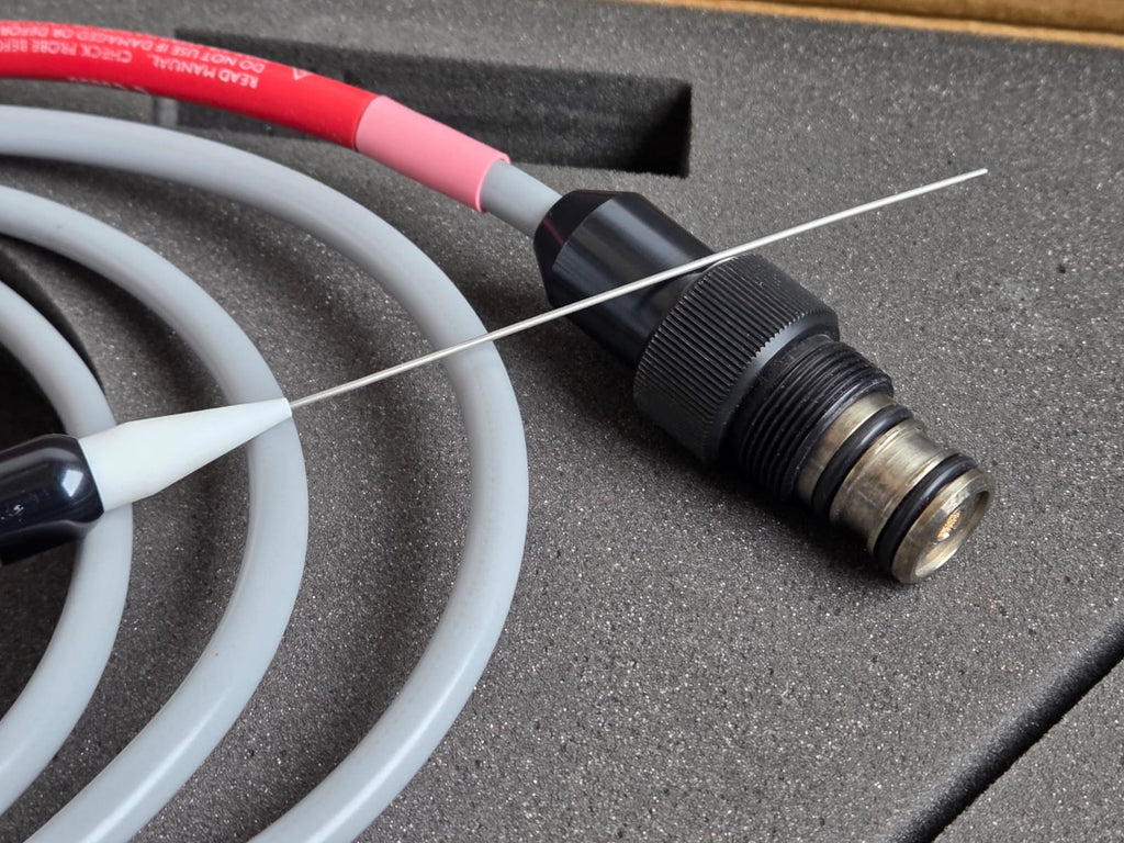 Spembly Lloyd 44/1438 nerve cryoprobe connector and probe shaft close-up