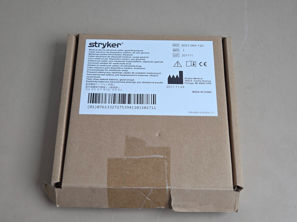 Stryker 8001-064-120 original box label