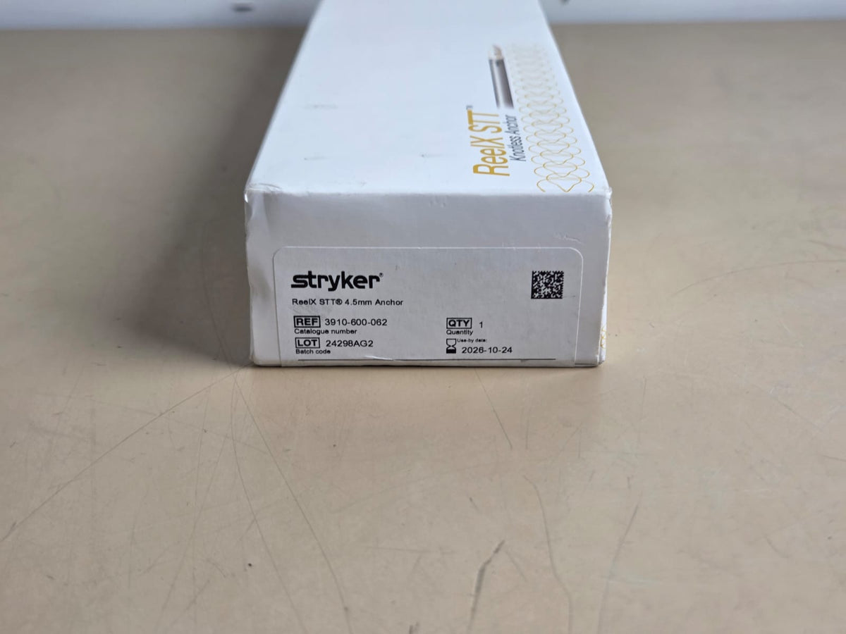 Stryker ReelX STT 4.5mm Anchor 3910-600-062 quantity 1 use-by 2026-10-24