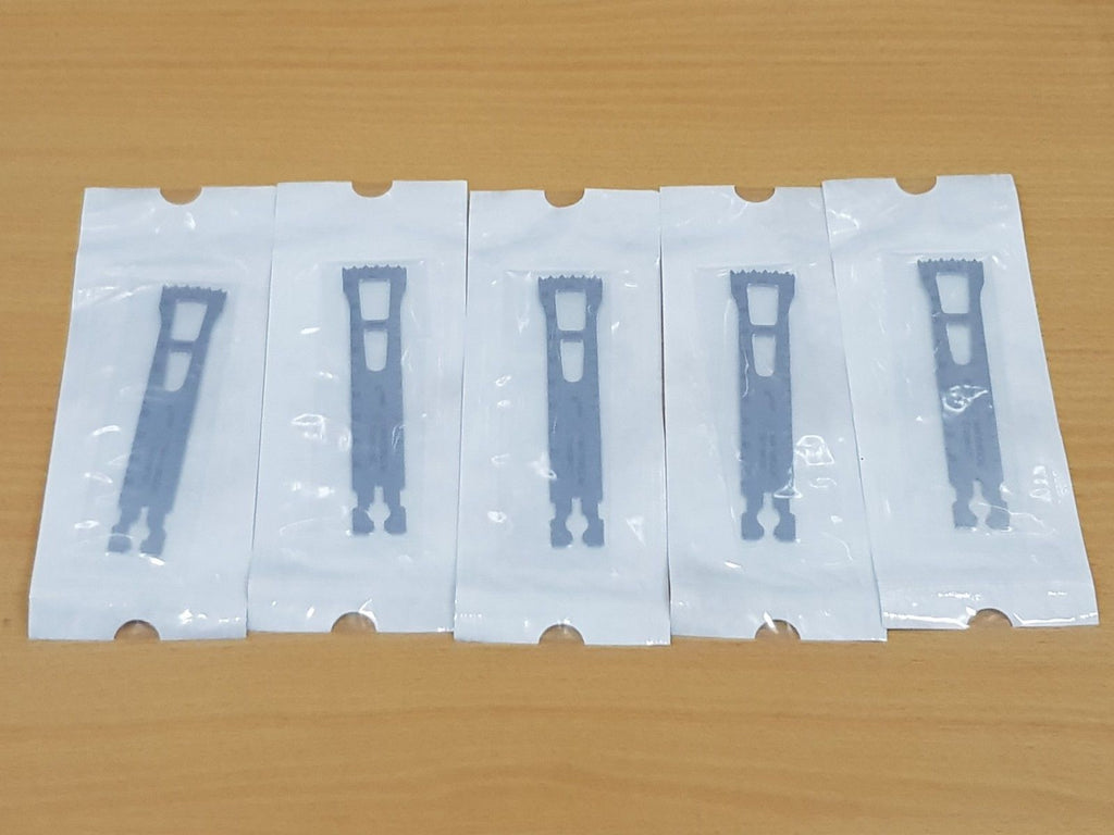 5x Stryker bone saw blades for System 4 and System 5 handpieces, brand new
